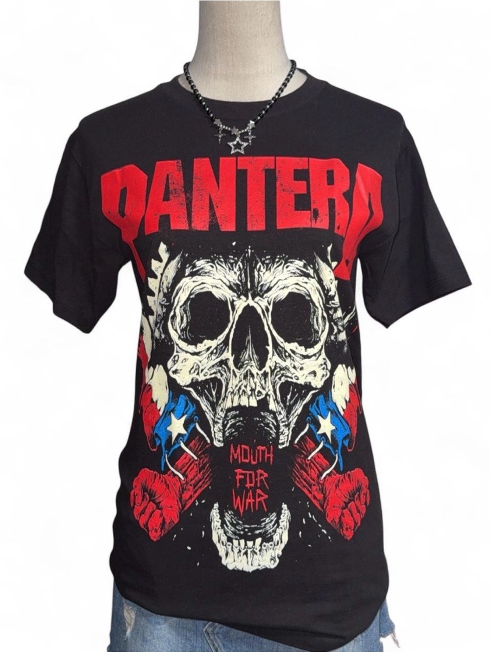 Pantera Black 'Mouth For War' Short Sleeve Tee